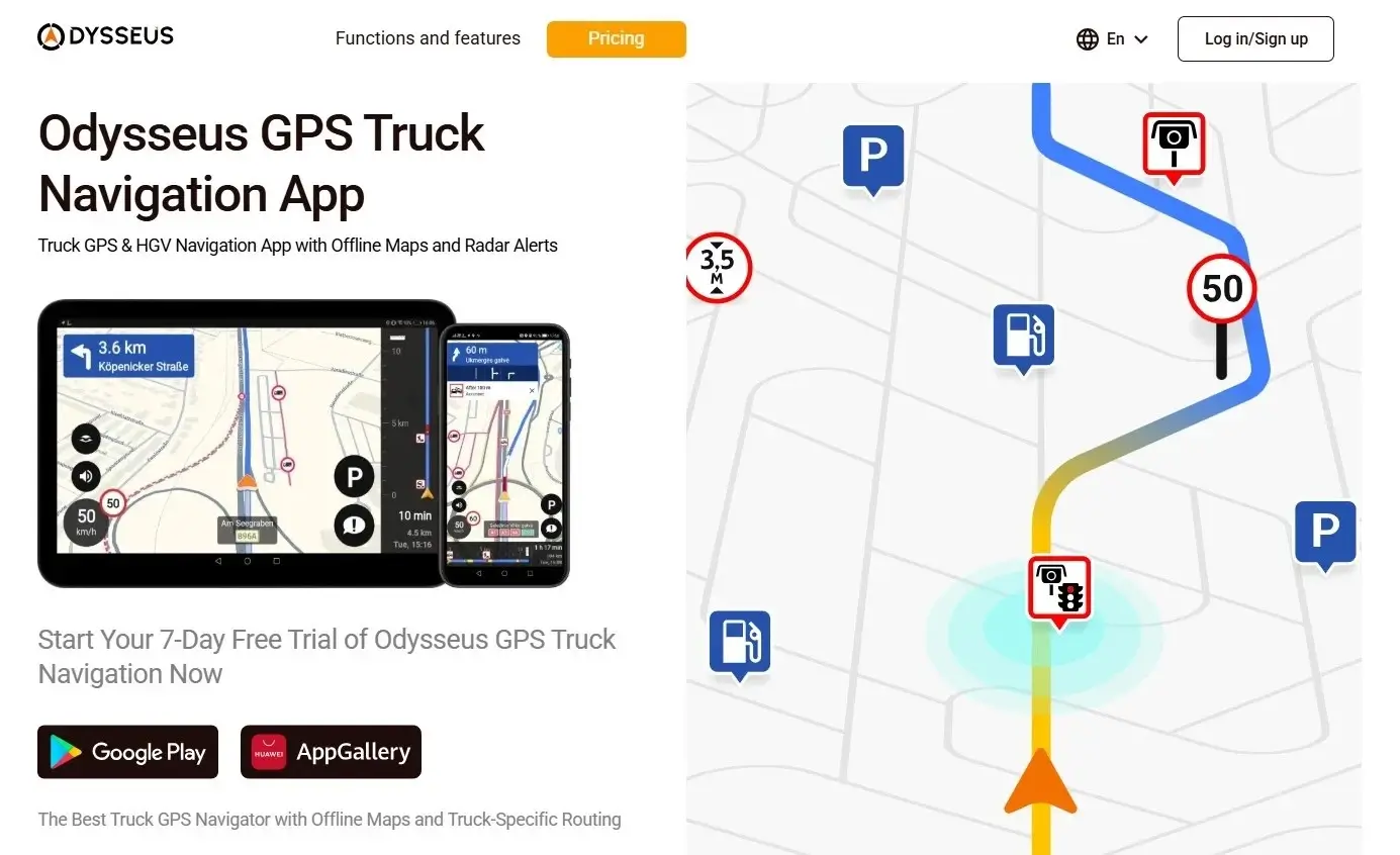 Odysseus: Reliable Truck GPS Navigation